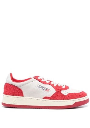 Autry Medalist panelled suede sneakers - Neutrals