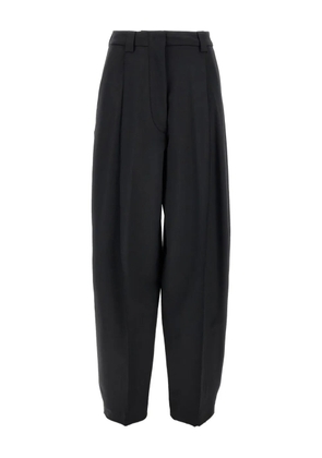 THELATEST pleated front-zip trousers - Black