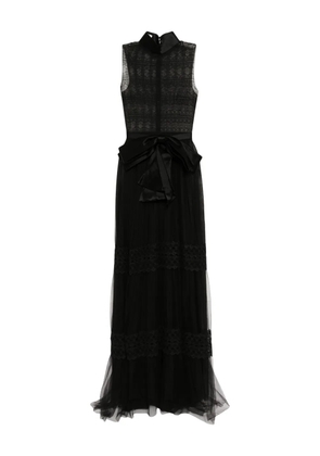 Saiid Kobeisy lace sleeveless dress - Black
