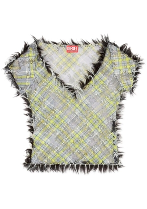 Diesel T-uffy cropped top - Black