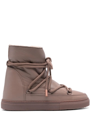 Inuikii lace-up leather boots - Brown