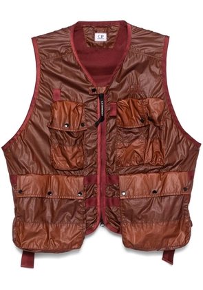 C.P. Company shell gilet - Brown