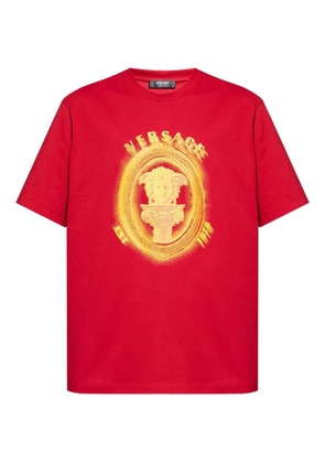 Versace medusa-embellished T-shirt - Red