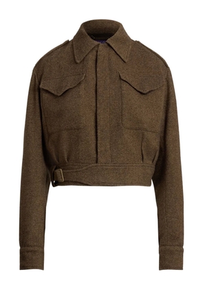 Ralph Lauren Collection belted flap-pocket jacket - Brown