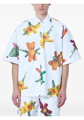 Walter Van Beirendonck graphic-print shirt - White