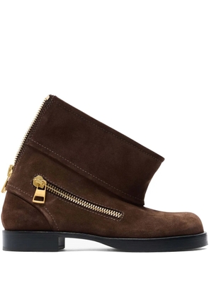 JW Anderson leather ankle boots - Brown