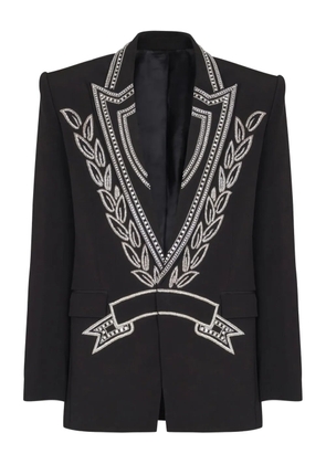 Balmain crystal-embellished jacket - Black