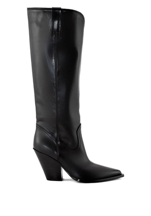 Elena Iachi 90mm pointed-toe knee-high boots - Black