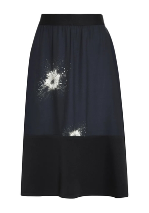 Gloria Coelho printed panel skirt - Black