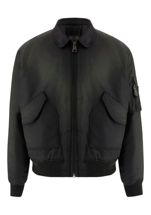 CULTURA zip-up bomber jacket - Black
