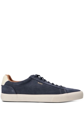 BOSS leather sneakers - Blue