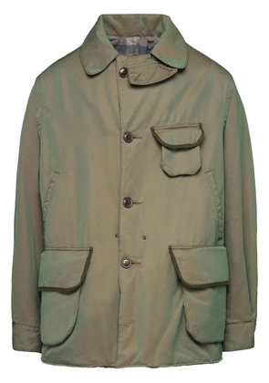 Maison Margiela distressed cotton shirt jacket - Green
