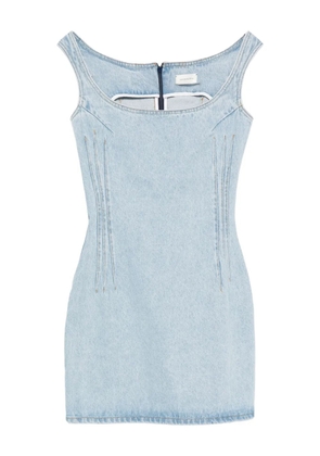 Magda Butrym denim mini dress - Blue