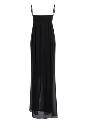 Jacquemus La Robe Peplo maxi dress - Black