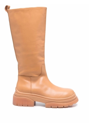Ash Mustang leather boots - Neutrals