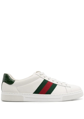 Gucci Ace leather sneakers - White