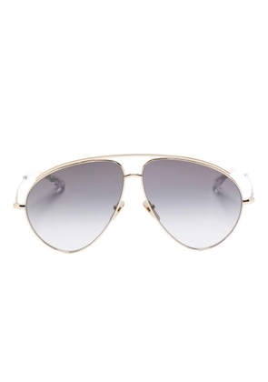 Gucci Eyewear pilot-frame sunglasses - Gold