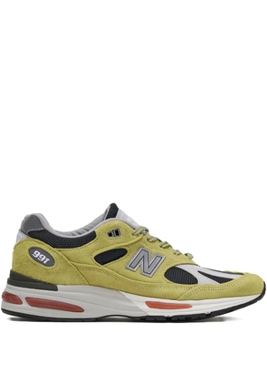 New Balance 991v2 'Silver Blue' sneakers - Yellow