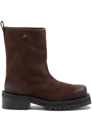 Diesel D-Texan suede boots - Brown