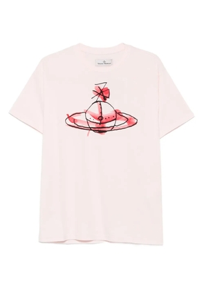 Vivienne Westwood orb-print organic cotton t-shirt - Pink