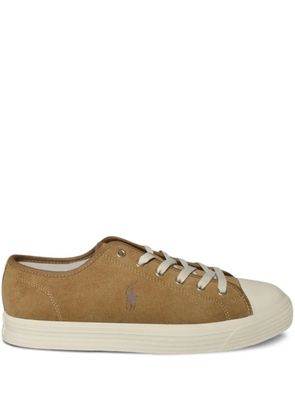 Polo Ralph Lauren suede trainers - Brown