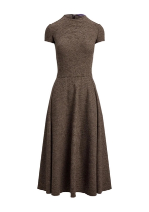 Ralph Lauren Collection Margaret short-sleeves midi dress - Brown