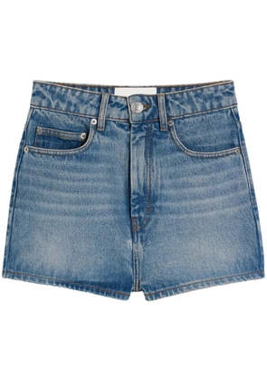 AMI Paris denim mini shorts - Blue