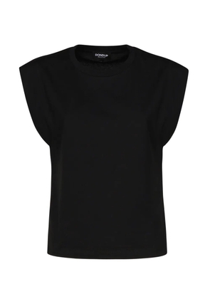 DONDUP logo-plaque T-shirt - Black