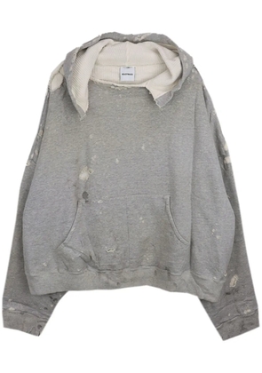 Readymade distressed hoodie - Grey