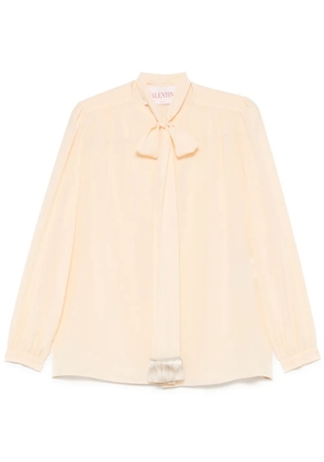 Valentino Garavani attached-scarf shirt - Neutrals