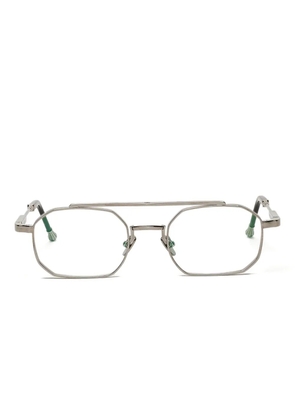 John Dalia ANTHONY octogonal-frame glasses - Silver