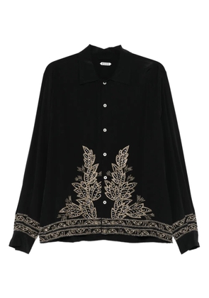BODE beaded-embellishment shirt - Black