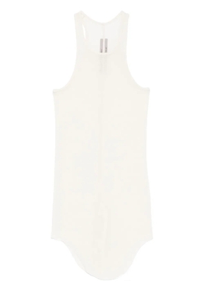 Rick Owens fine-ribbed tank top - Neutrals