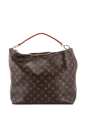 Louis Vuitton Pre-Owned Sully Handbag Monogram Canvas MM hobo bag - Brown