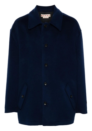 Marni single-breasted coat - Blue