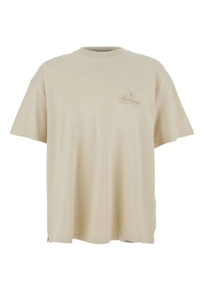 Represent Gran logo-print crew-neck T-shirt - Neutrals