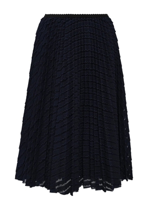 Nº21 pleated midi skirt - Blue