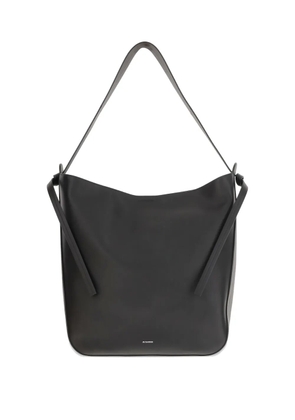 Jil Sander leather shoulder bag - Black