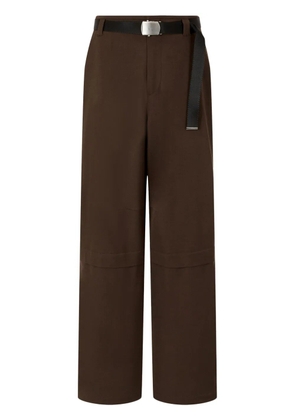TOMBOY belted wool trousers - Brown