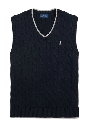 Polo Ralph Lauren cable-knit vest - Blue