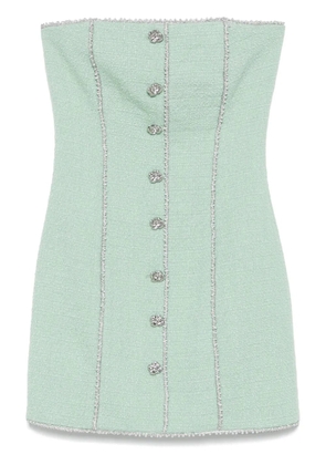 ROTATE BIRGER CHRISTENSEN bouclé mini dress - Green