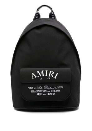 AMIRI logo-print backpack - Black