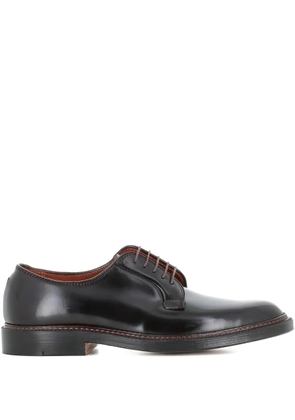Alden horse leather derby shoes - Red
