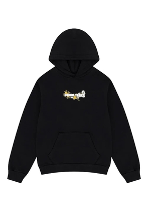 Denim Tears floral-print hoodie - Black