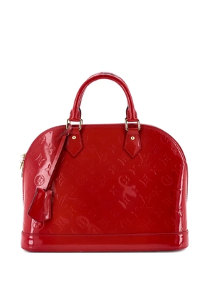 Louis Vuitton Pre-Owned Alma Handbag Monogram Vernis PM satchel - Red