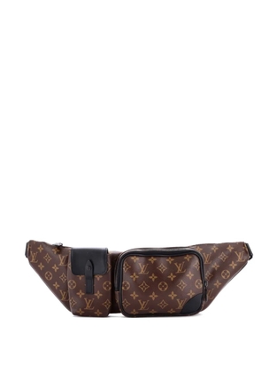Louis Vuitton Pre-Owned Christopher Bumbag Macassar Monogram Canvas belt bag - Black
