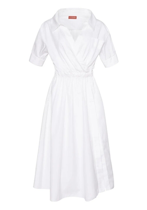 Altuzarra Lydia V-neck dress - White