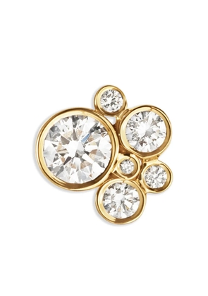 Sophie Bille Brahe 18kt yellow gold Bisou diamond single earring