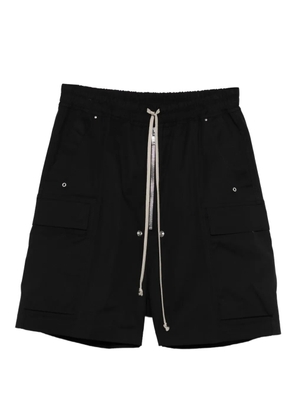 Rick Owens drawstring cargo shorts - Black