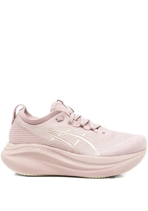 ASICS GEL-NIMBUS 27 textured sneakers - Pink